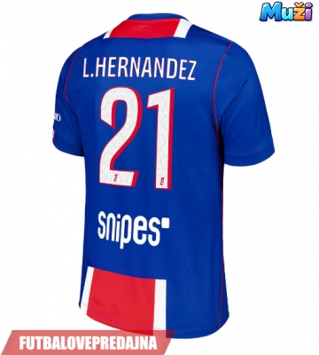 Lacne Muži Futbalové dres Paris Saint-Germain Lucas Hernandez #21 2026-27 Krátky Rukáv - Domáci
